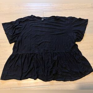 New Look Size US 14 Black Top